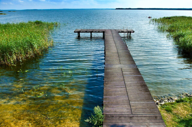 Jezero Luknajno, Mazury, Polsko