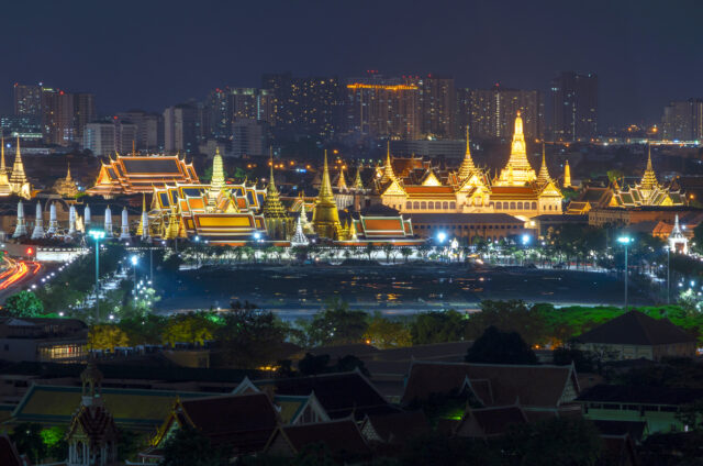 Komplex Paláce a Chrámu, Bangkok, Thajsko