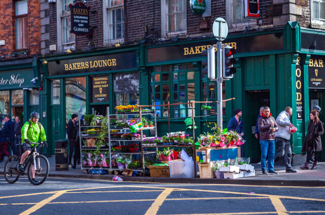 Dublin - ulice v historické části města