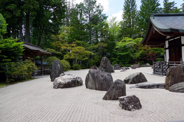 Kamenná zahrada, Kójasan, Japonsko