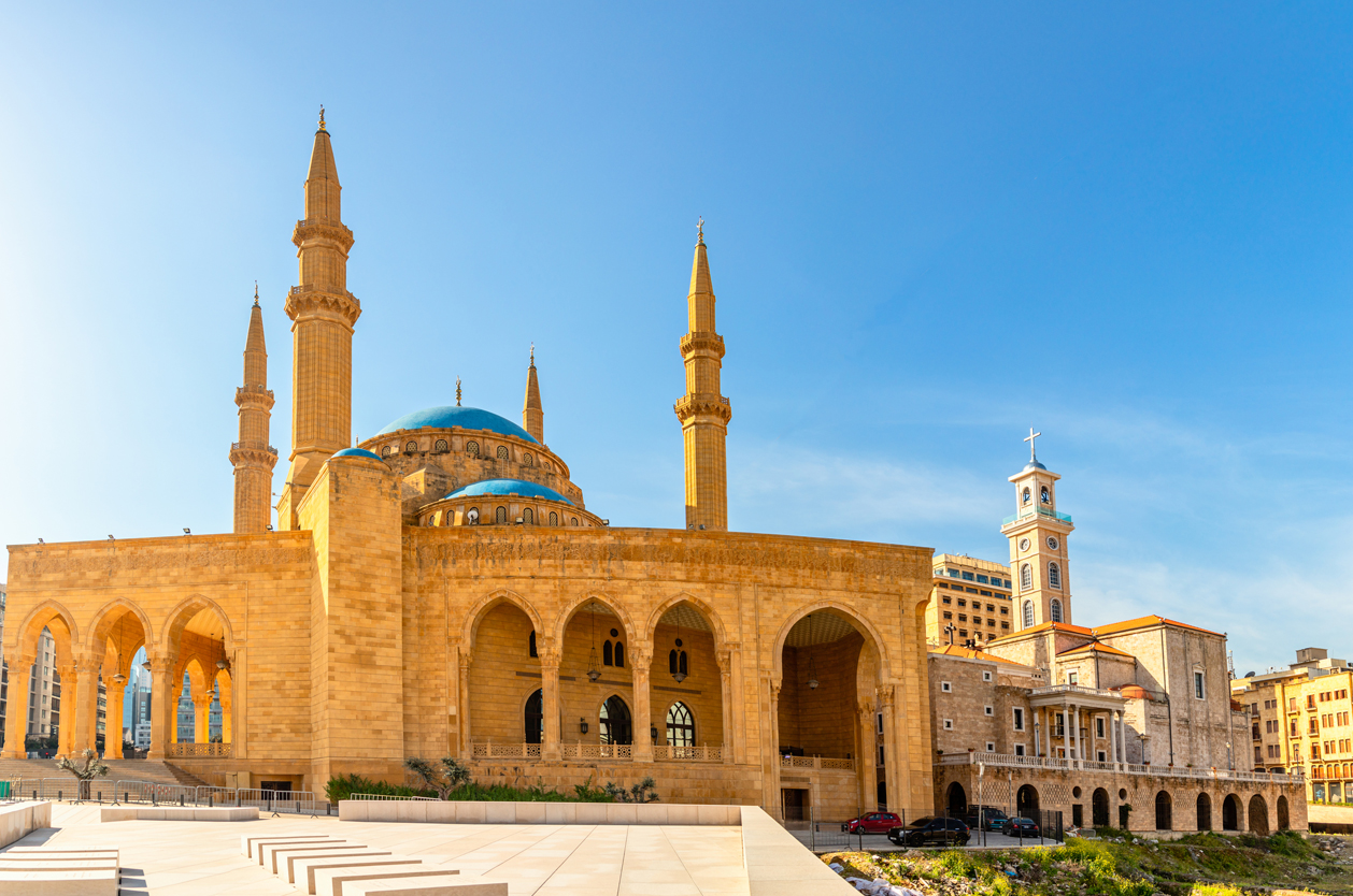 Mešita a katedrála, Bejrút, Libanon