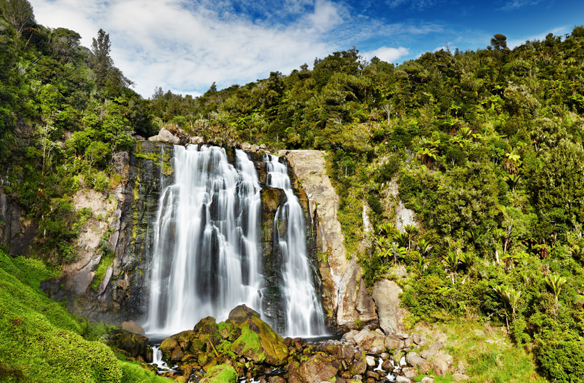 Marokopa Falls, Severní ostrovy, N.Zéland