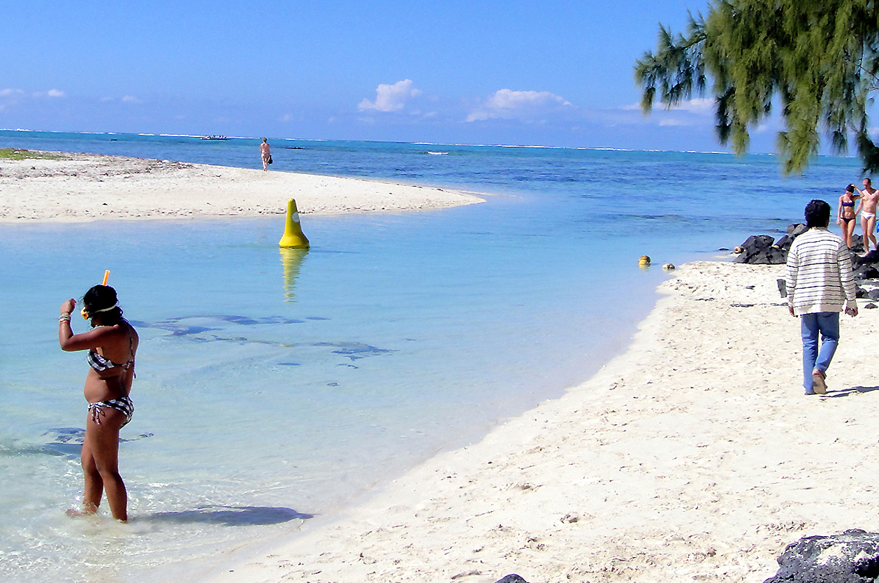 Bílé pláže, Ile aux Cerfs, Mauritius