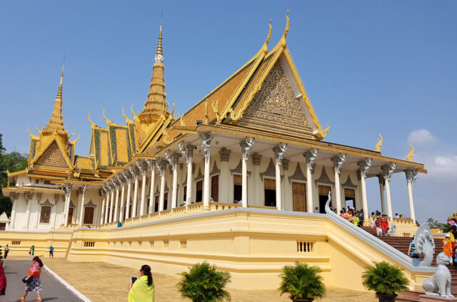 Královský palác, Phnompenh, Kambodža