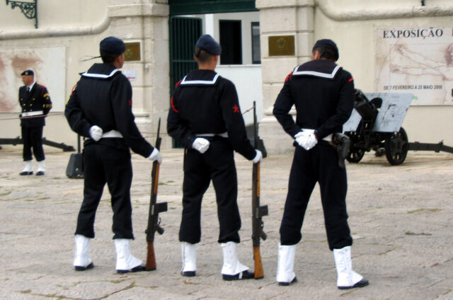 Nácvik stráže, Lisabon