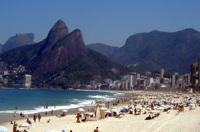 Pláž Ipanema a Leme, Rio de Janeiro, Brazílie