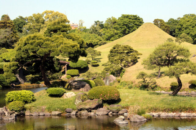 Zahrady Suizendži, Kumamoto, Japonsko