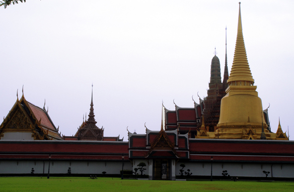Chrám Wat Phra Kaew, Grand Palace, Bangkok, Thajsko
